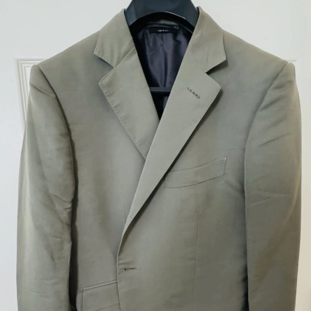 NWT TOM FORD Green O'Connor long Jacket US 44 MSRP $4500